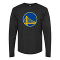 Men's Golden State Warriors Long sleeves Cotton Blend T-Shirt - Black