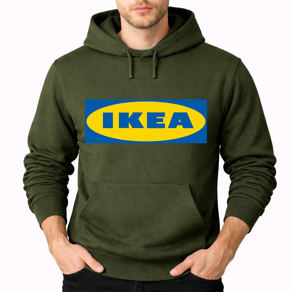 Men's Ikea Pullover Hoodie - Army Green