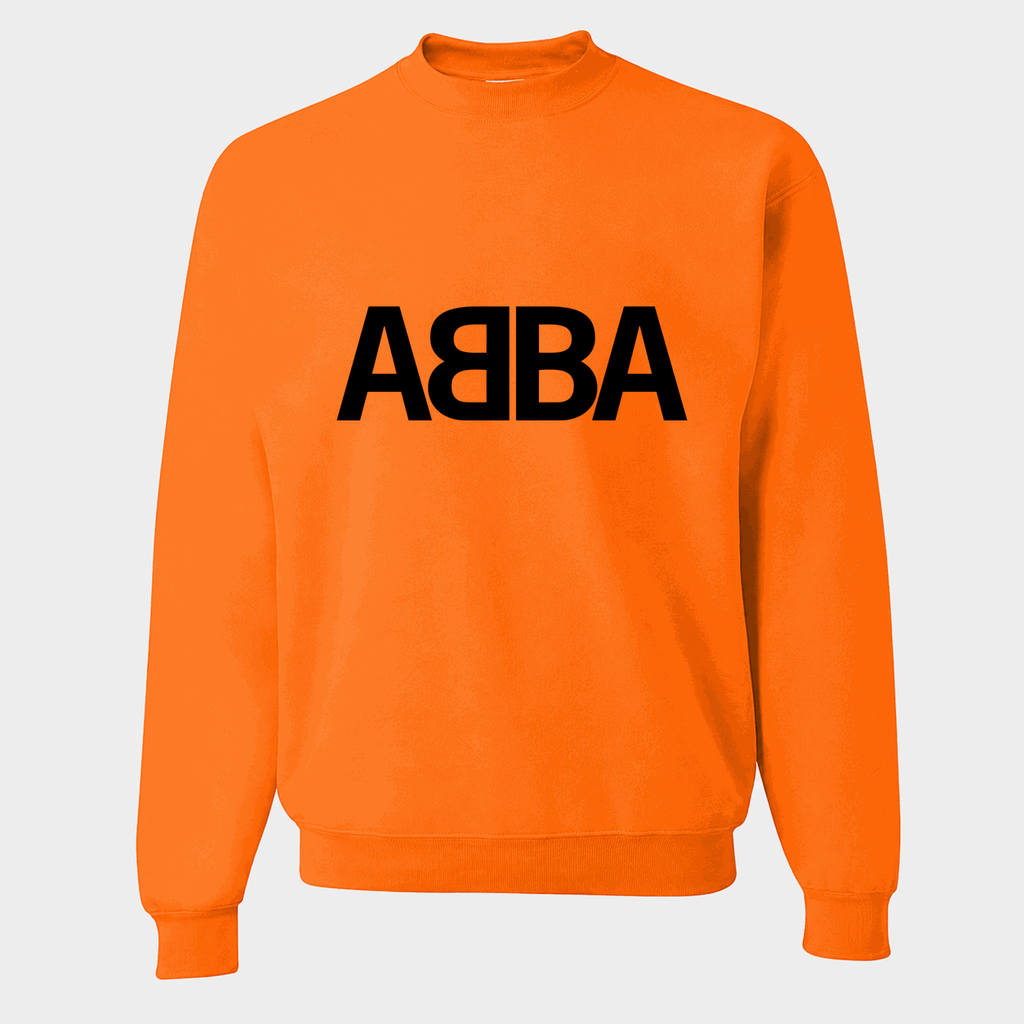 Men's ABBA Crewneck Sweatshirt - Orange