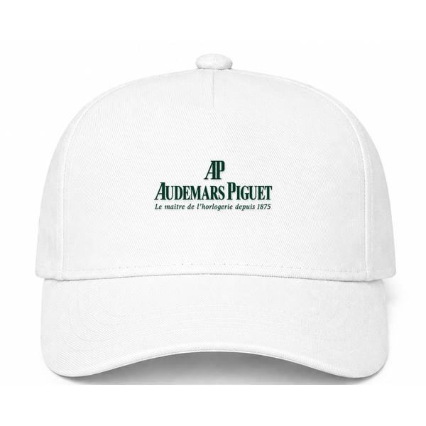 Audemars Piguet Logo Version 2 White Dad Baseball Cap Hat