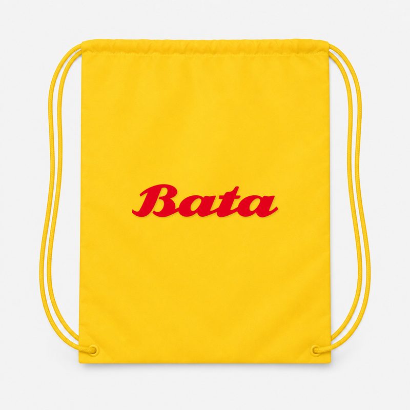 Bata Drawstring Bag - Yellow