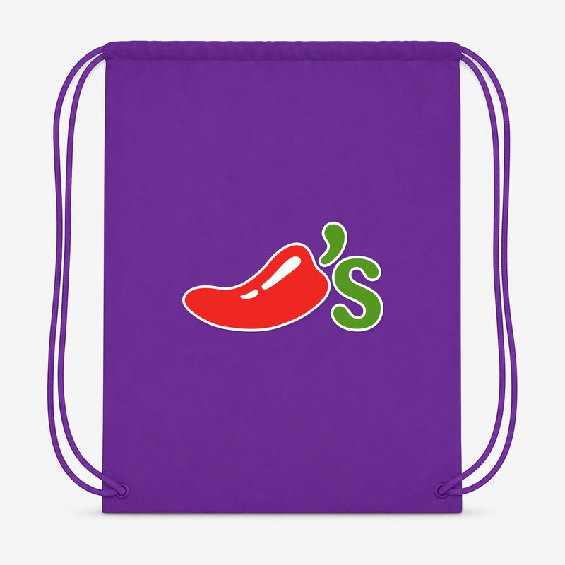 Chilis Drawstring Bag - Purple