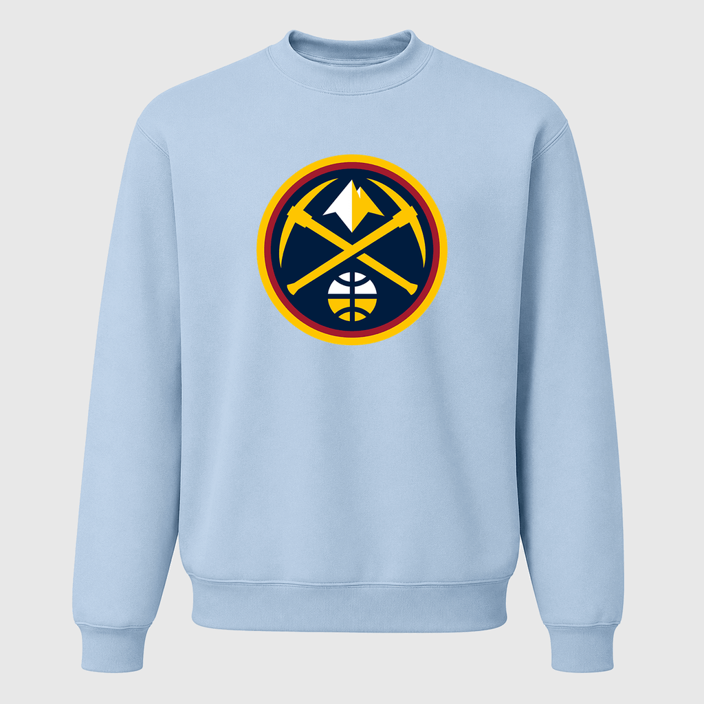 Men's Denver Nuggets Crewneck Sweatshirt - Sky Blue