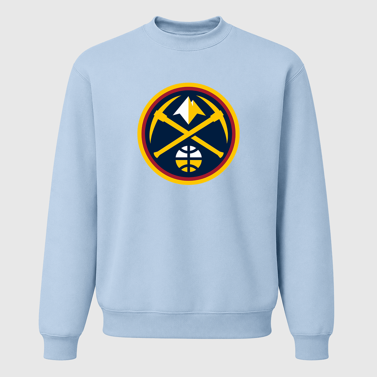 Men's Denver Nuggets Crewneck Sweatshirt - Sky Blue