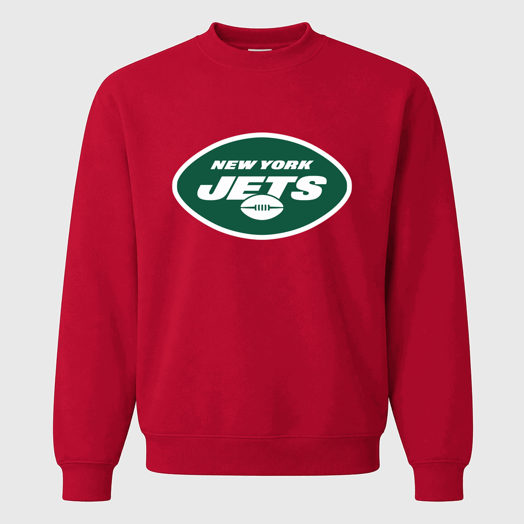 Men's New York Jets Crewneck Sweatshirt - Red