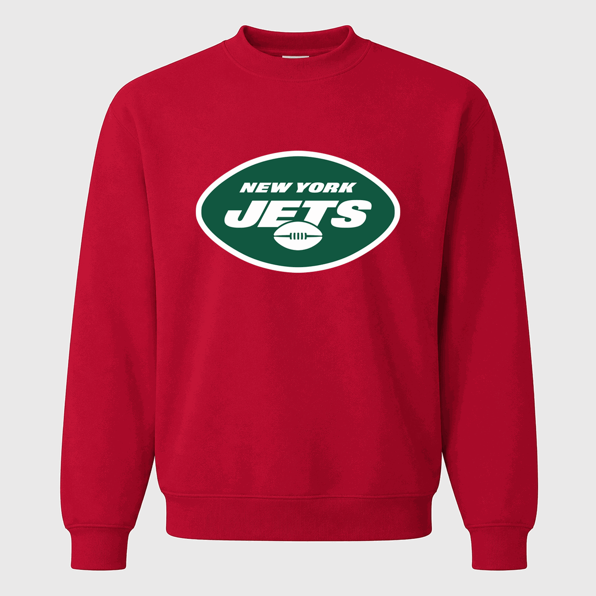 Men's New York Jets Crewneck Sweatshirt - Red