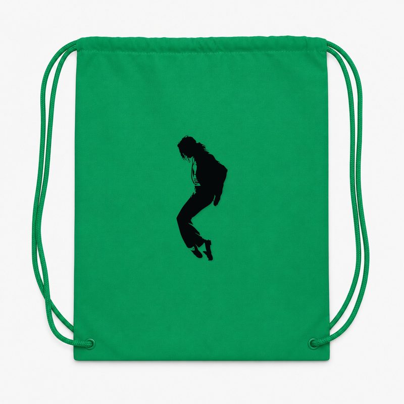 Michael Jackson Drawstring Bag - Green