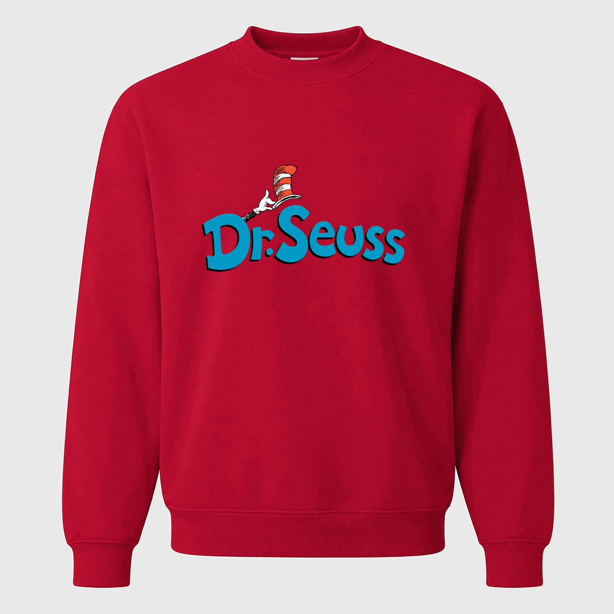 Men's Dr. Seuss Crewneck Sweatshirt - Red