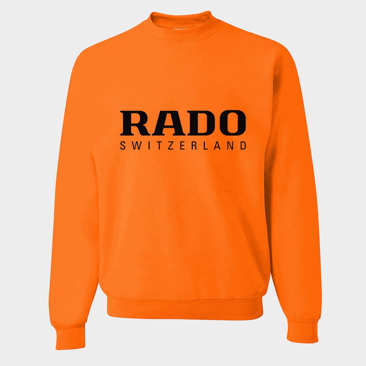 Men's Rado Crewneck Sweatshirt - Orange