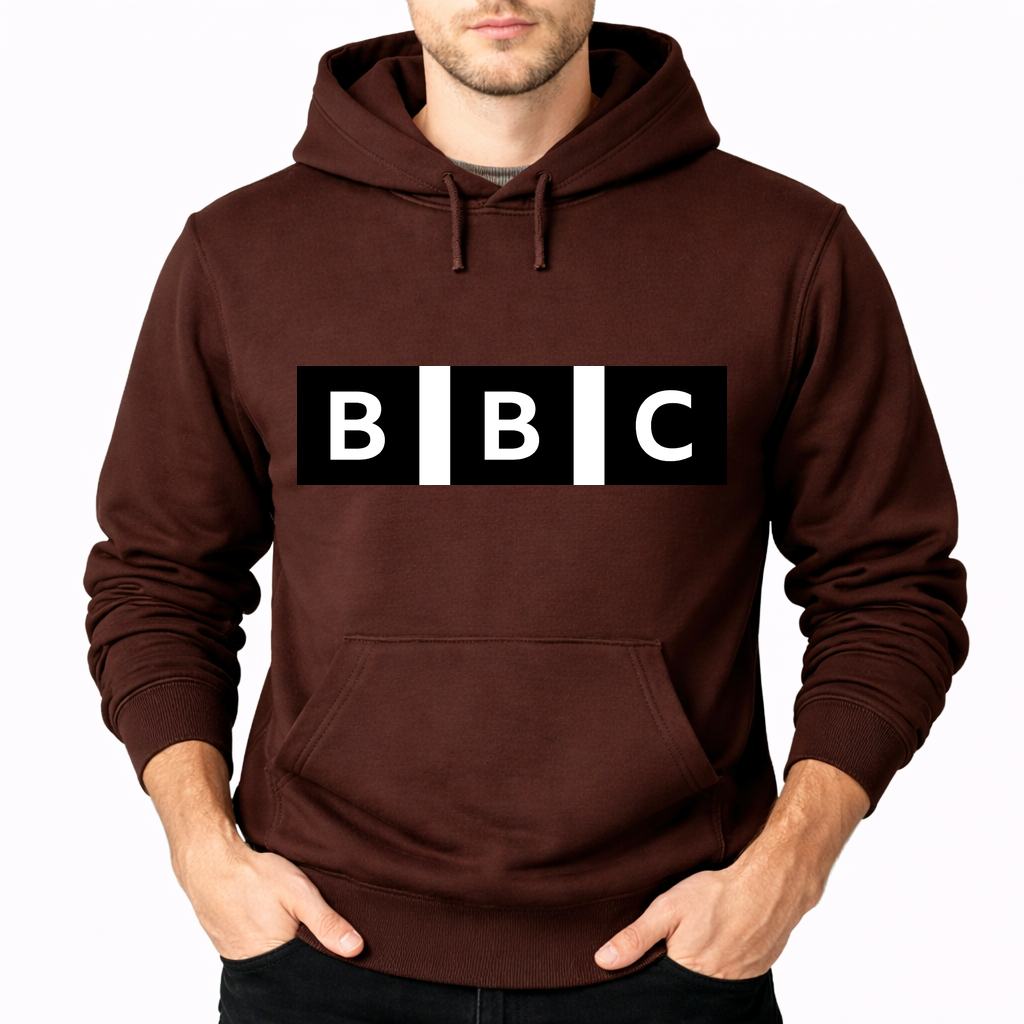 Men's BBC Pullover Hoodie - Brown