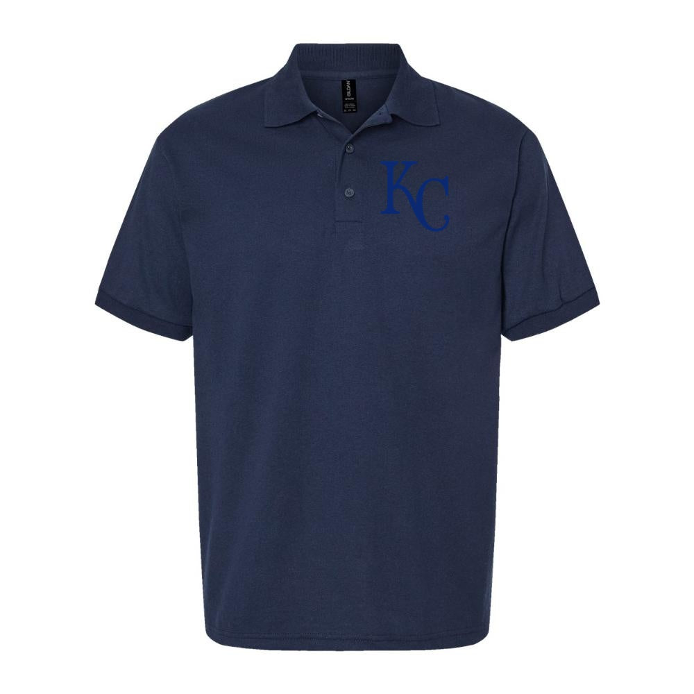 Men's Kansas City Royals Dry Blend Polo - Navy