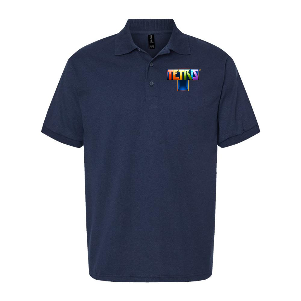 Men's Tetris Dry Blend Polo - Navy