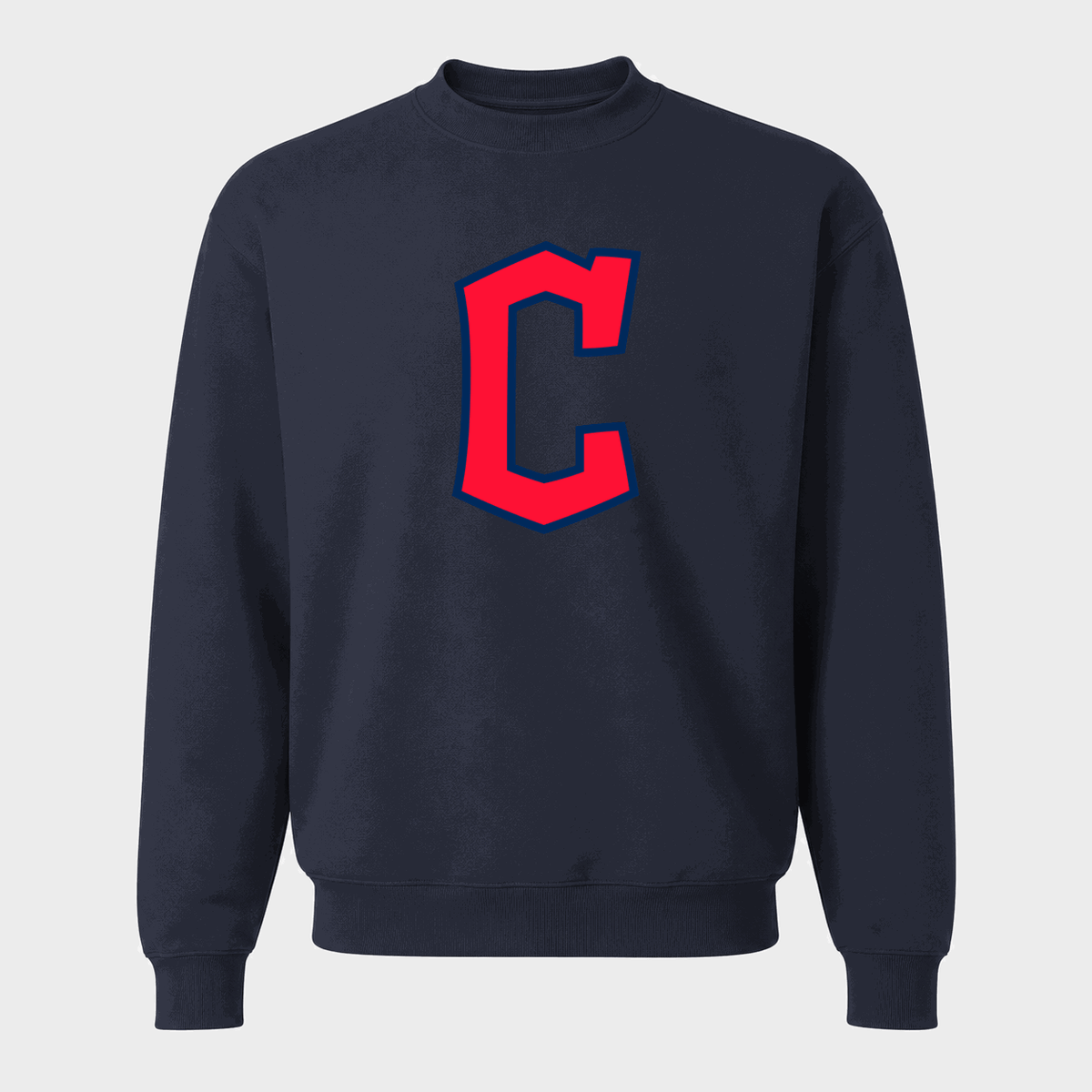 Men's Cleveland Guardians Crewneck Sweatshirt - Navy