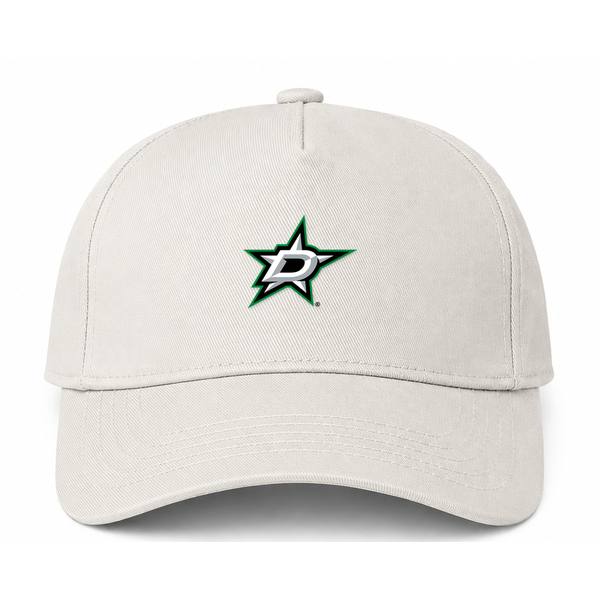 Dallas Stars NHL Logo Beige Dad Baseball Cap Hat