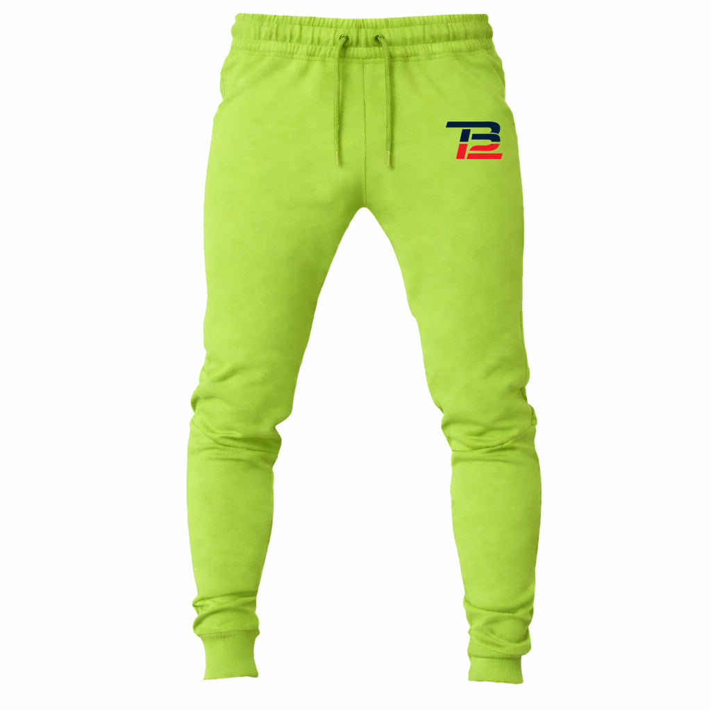 Tom Brady 12 joggers sweatpants - Lime Green