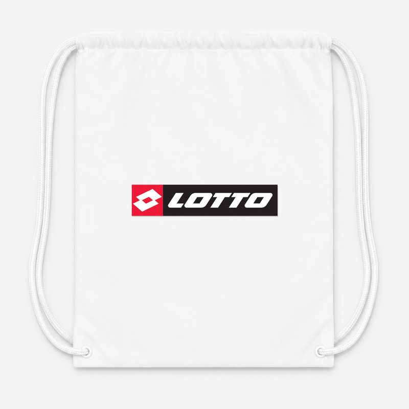 Lotto Drawstring Bag - White