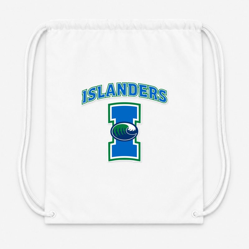 Texas AM CC Islanders Drawstring Bag - White