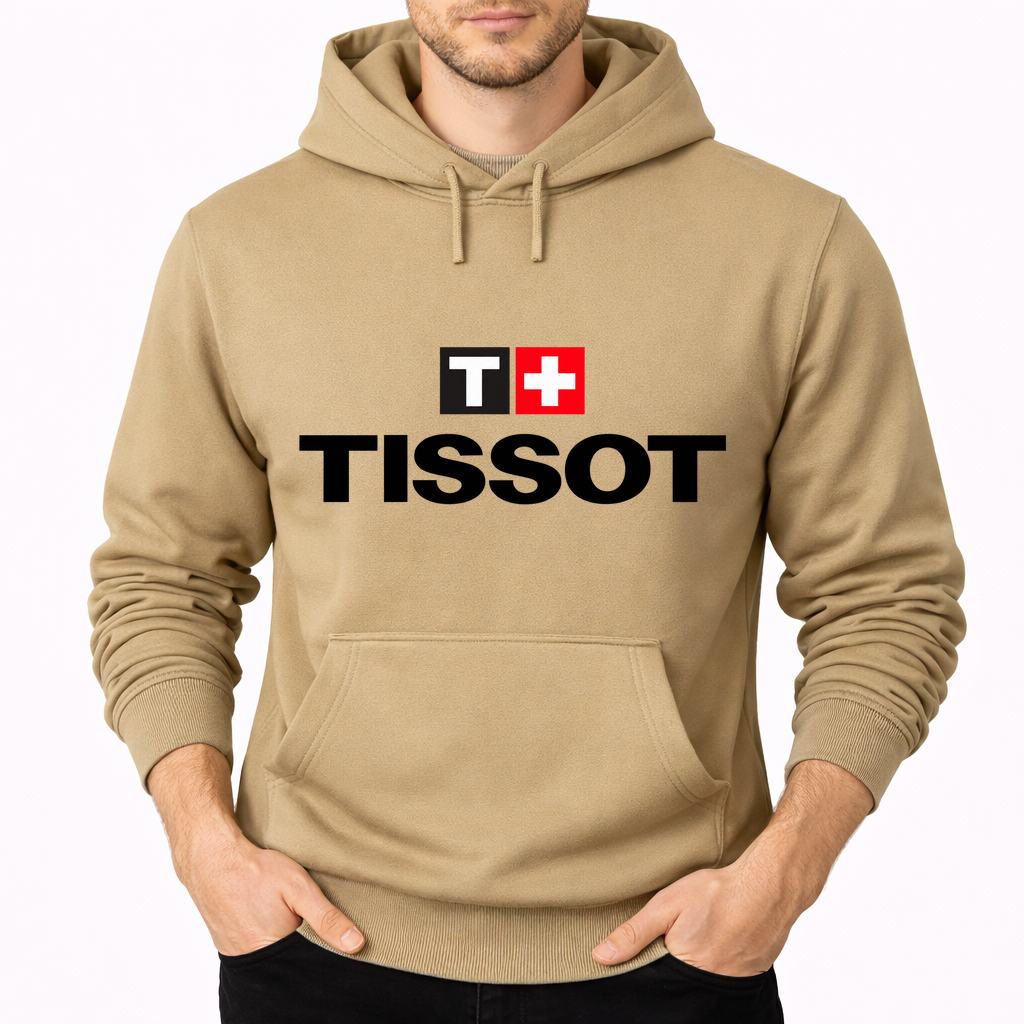 Men's Tissot Pullover Hoodie - Tan