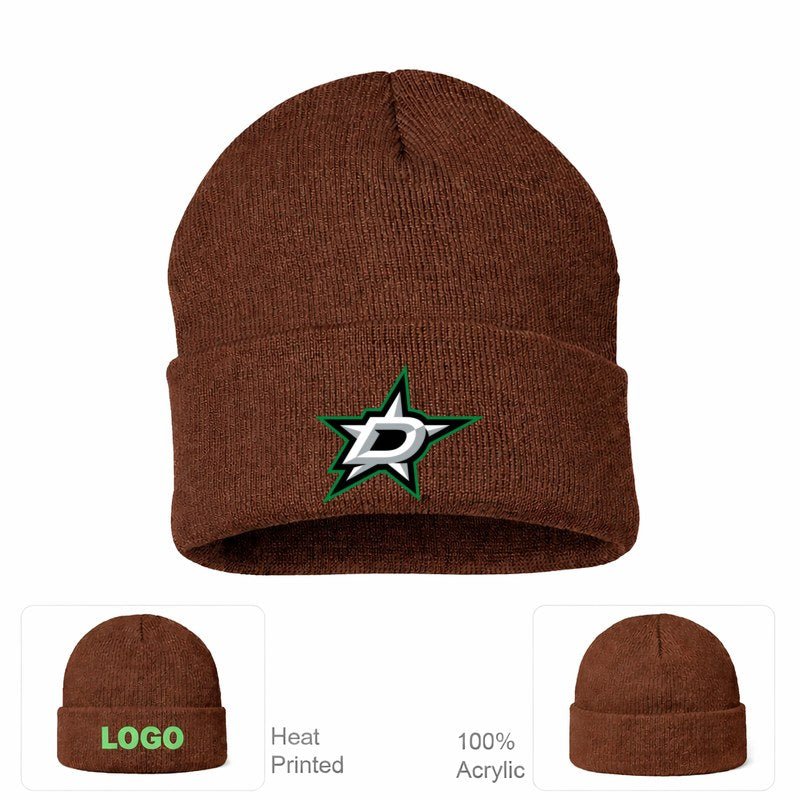 Dallas Stars Brown Beanie Hat