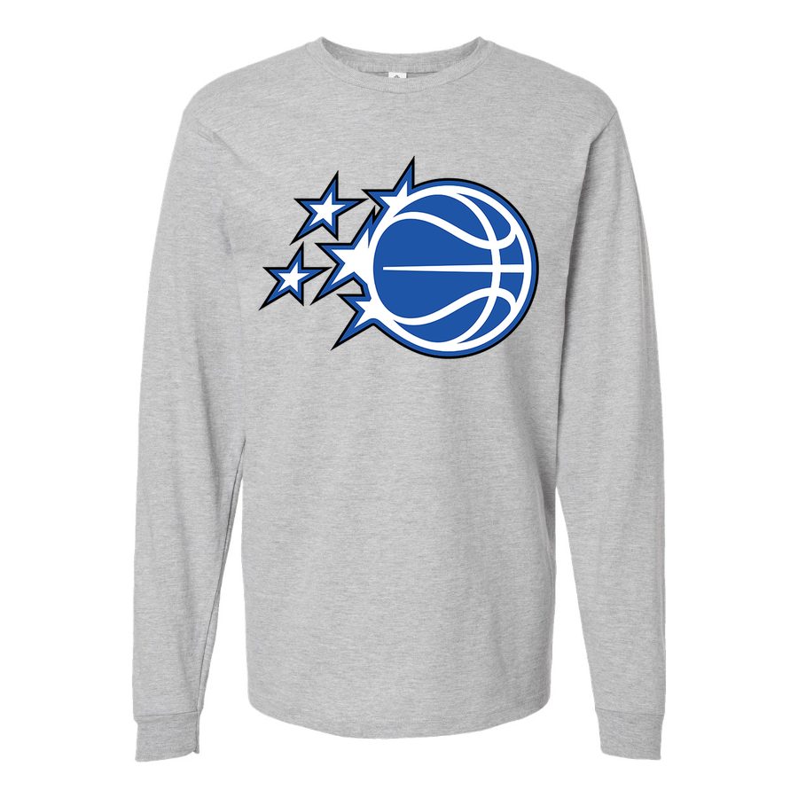 Men's Orlando Magic Long sleeves Cotton Blend T-Shirt - Gray