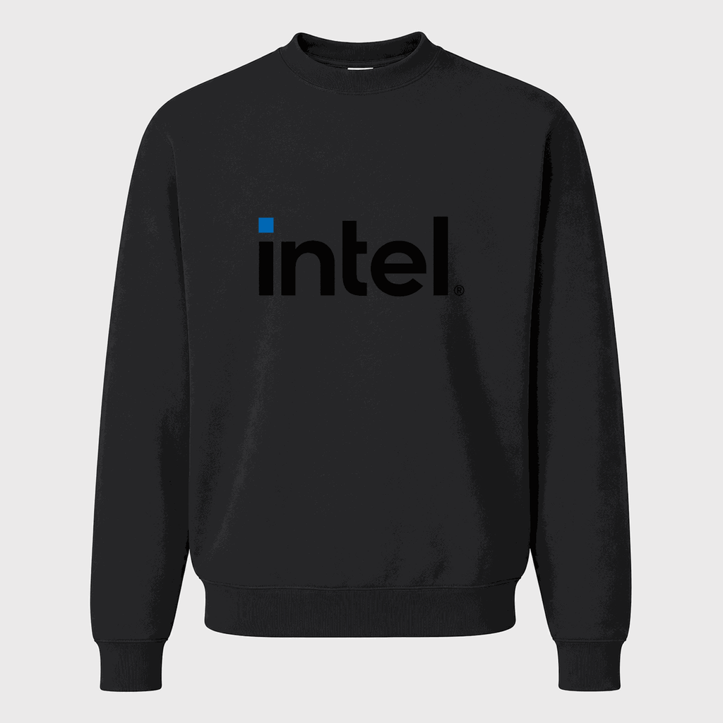 Men's Intel Crewneck Sweatshirt - Black