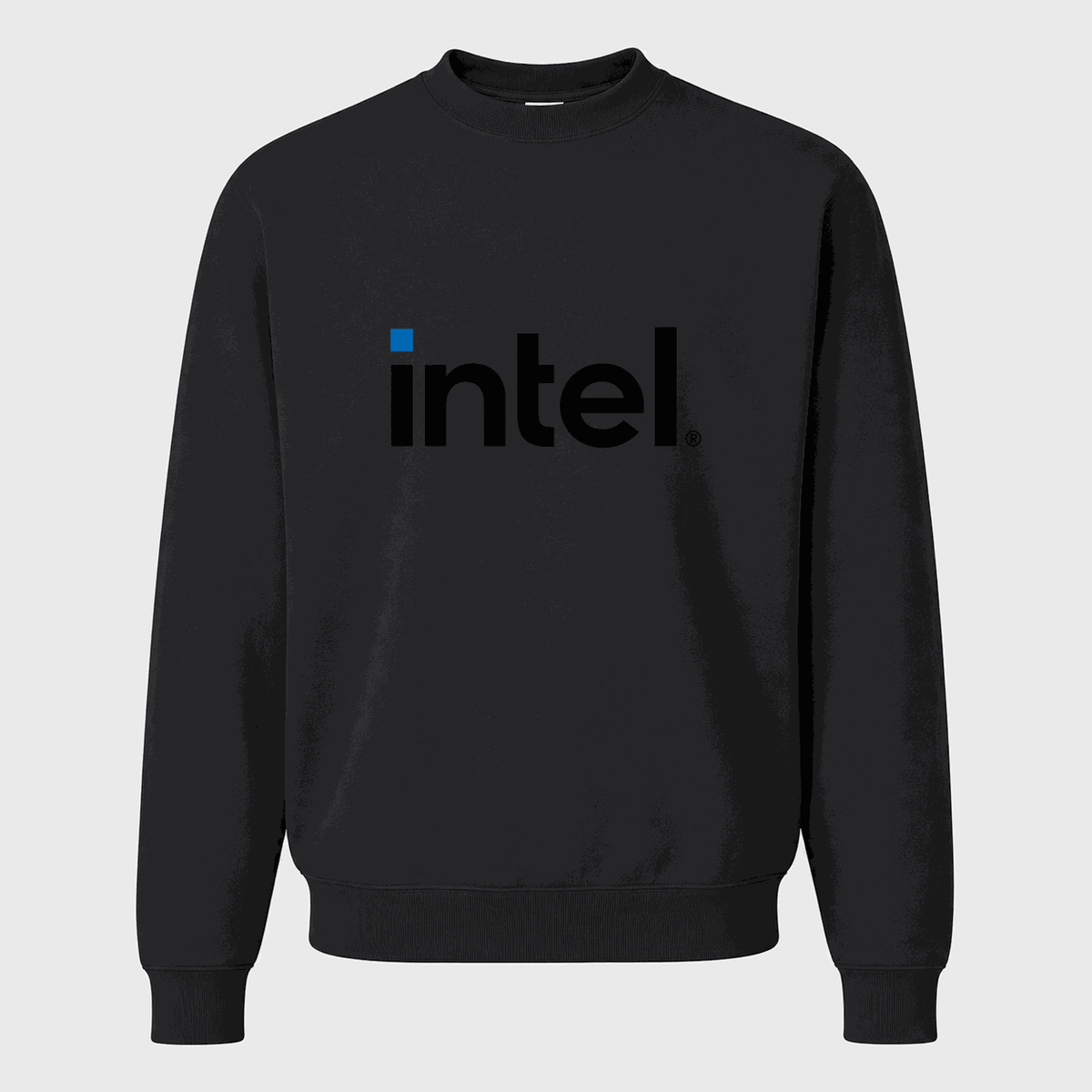Men's Intel Crewneck Sweatshirt - Black
