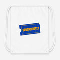Blockbuster Drawstring Bag - White