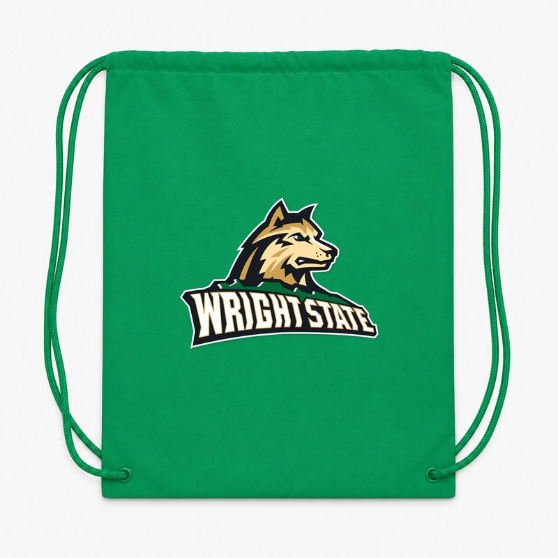 Wright State Raiders Drawstring Bag - Green