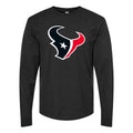 Men's Houston Texans Long sleeves Cotton Blend T-Shirt - Black
