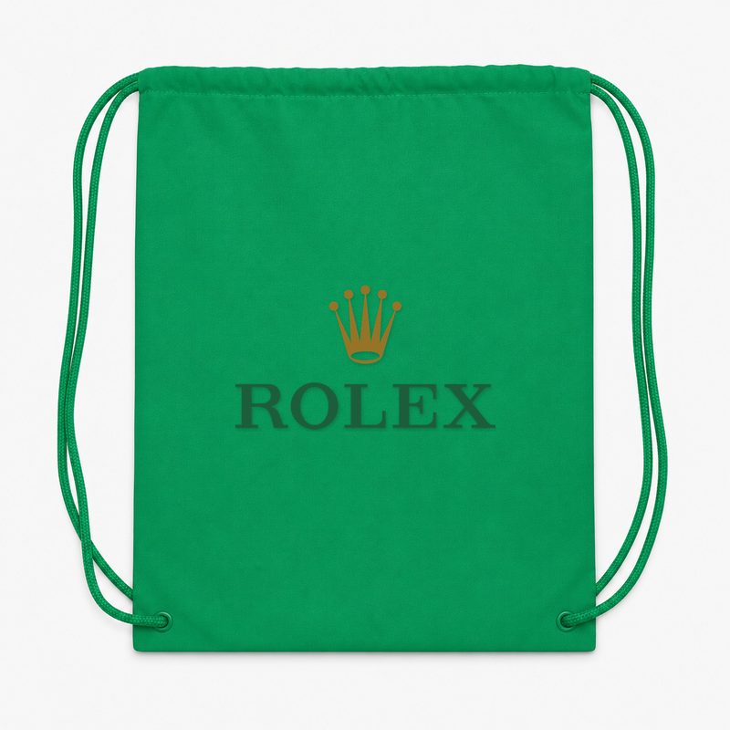 Rolex Drawstring Bag - Green