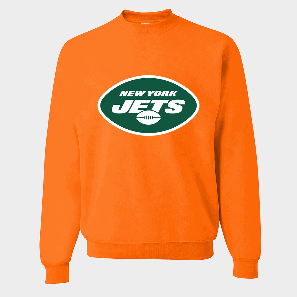 Men's New York Jets Crewneck Sweatshirt - Orange