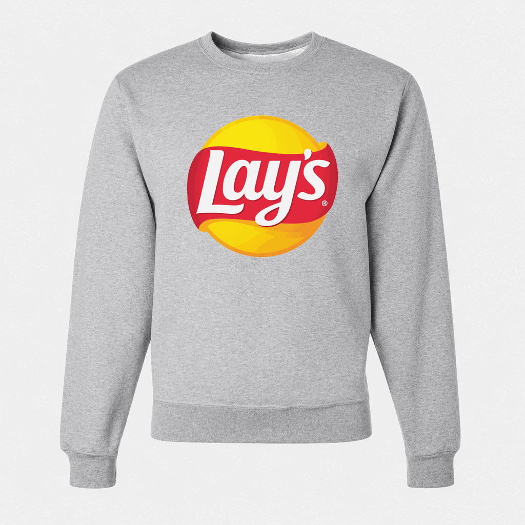 Men's Lay's Crewneck Sweatshirt - Gray