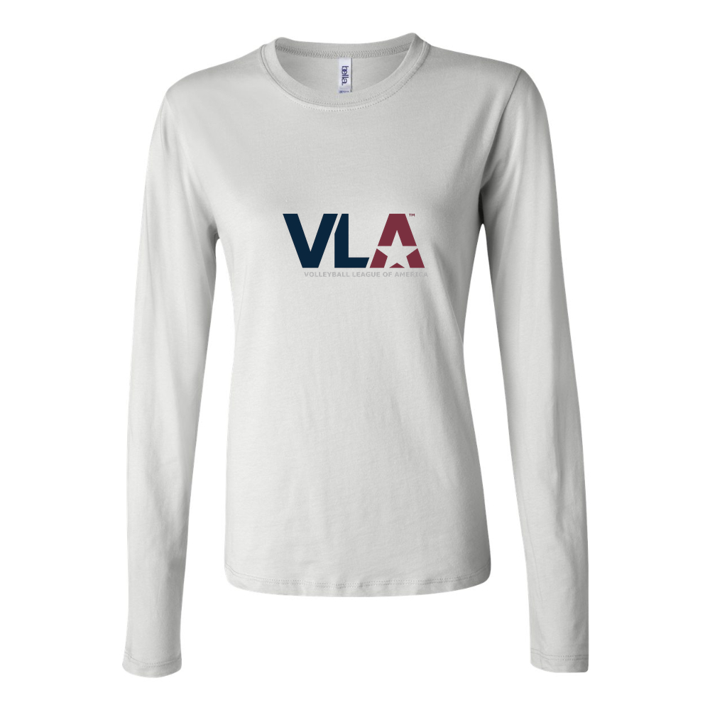 Women's American Volleyball League Long Sleeve T-Shirt - White