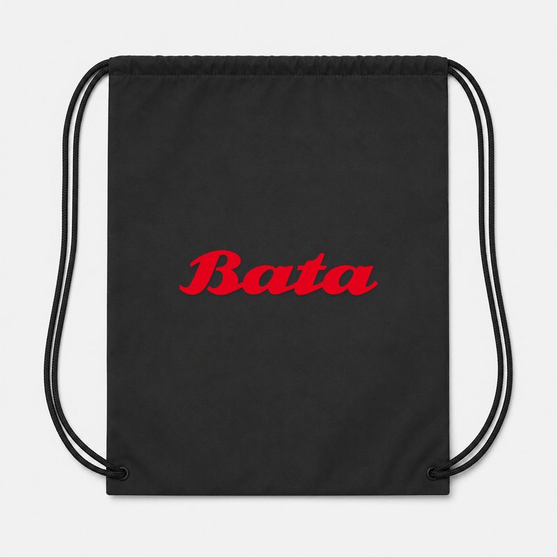 Bata Drawstring Bag - Black