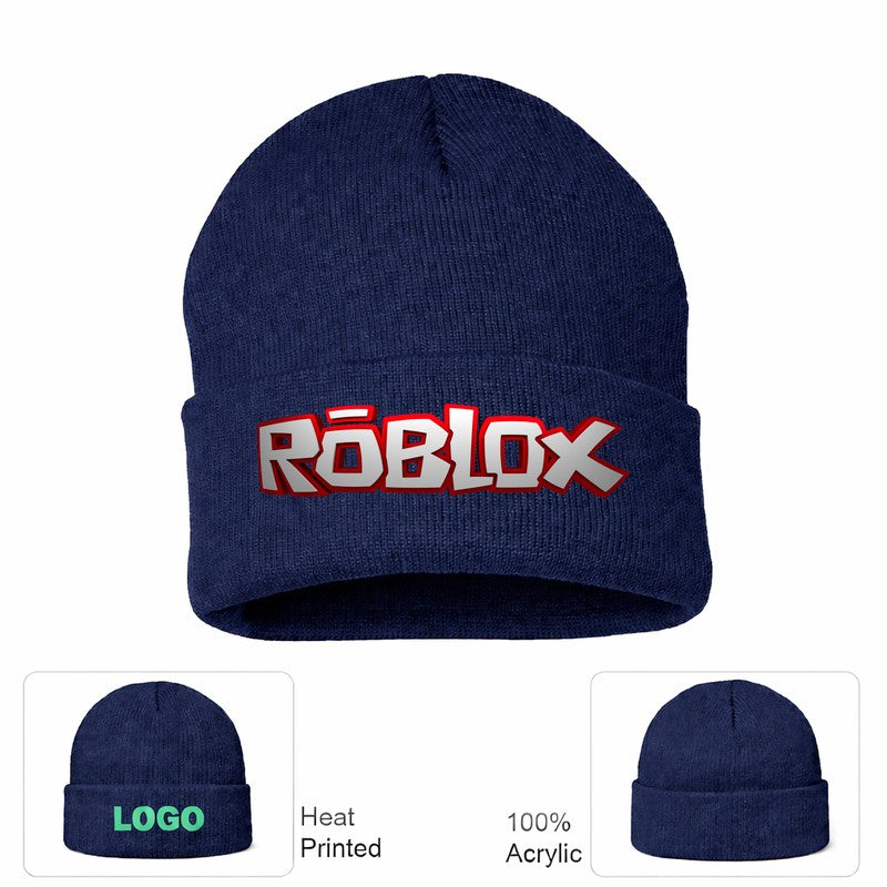 Roblox Beanie Hat - Navy