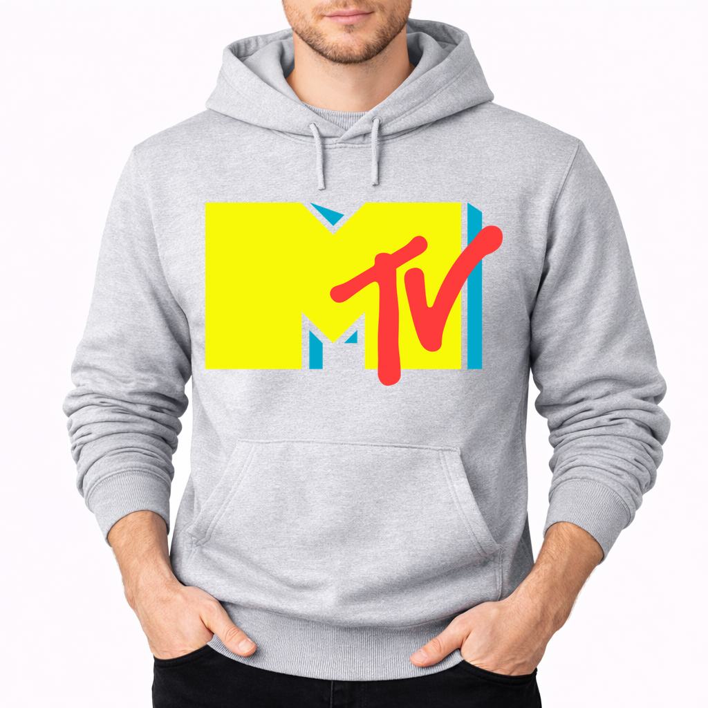 Men's MTV Pullover Hoodie - Gray