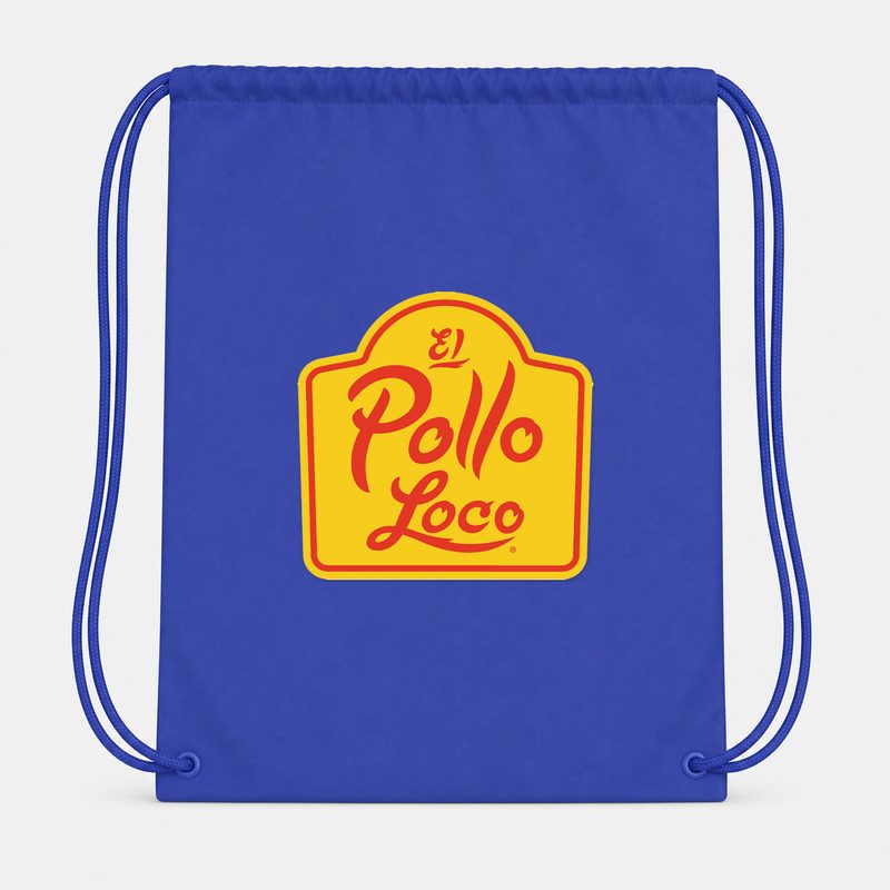 El Pollo Loco Drawstring Bag - Blue