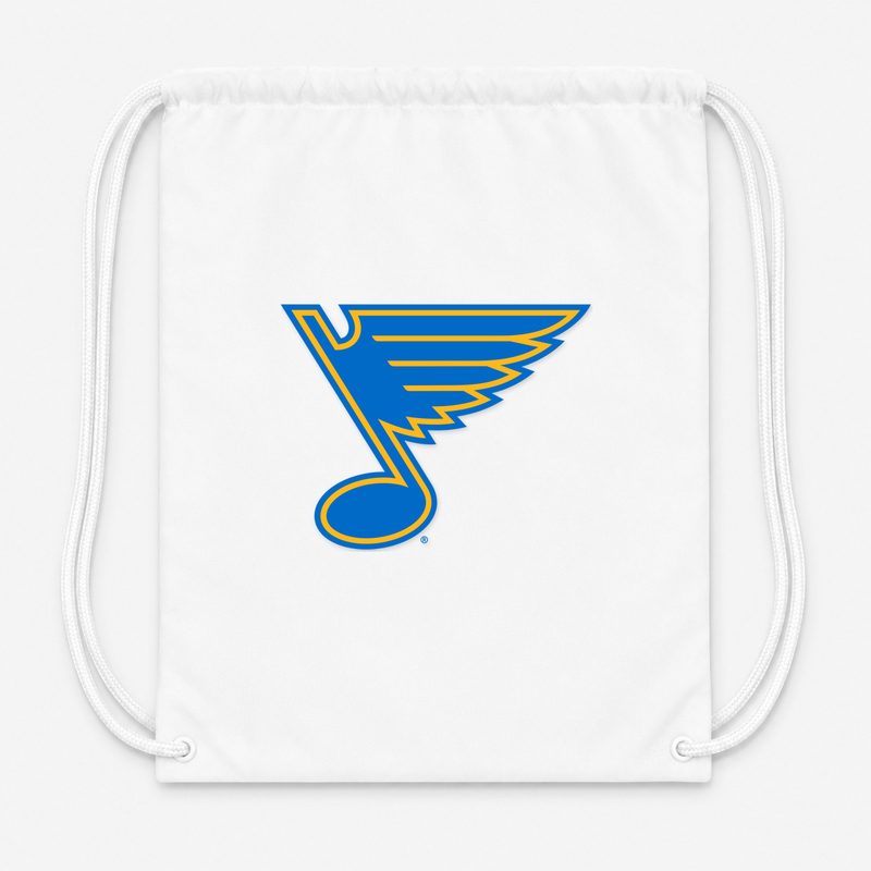 St. Louis Blues Drawstring Bag - White