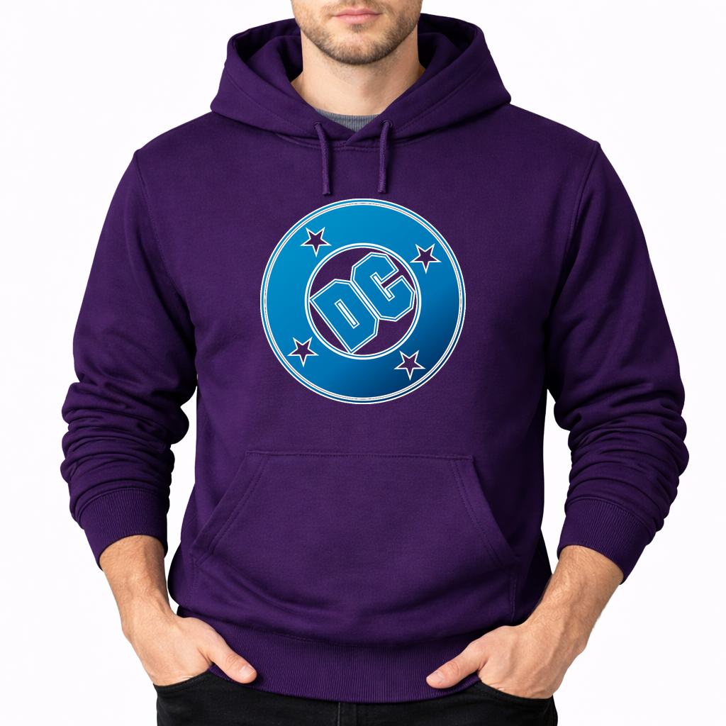 Men's DC Comics Pullover Hoodie - Purple