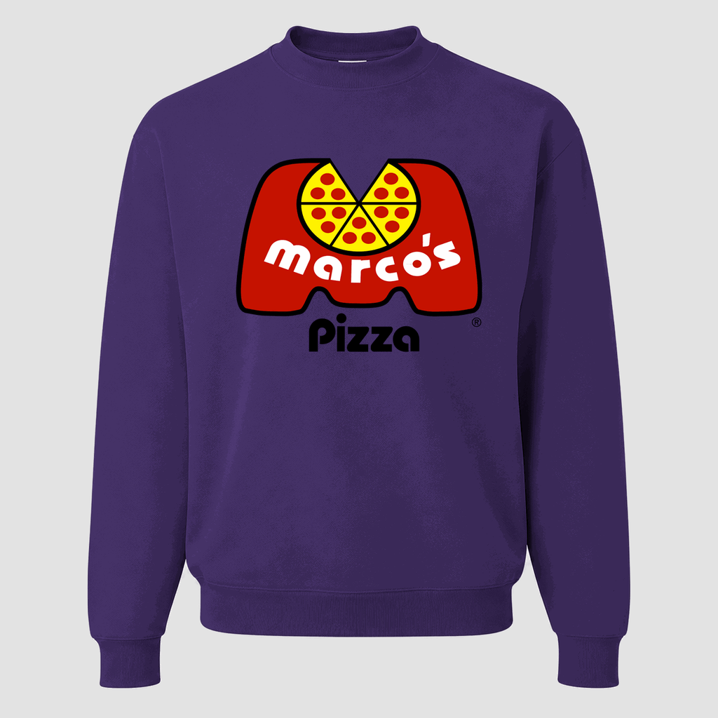 Men's Marco's Pizza Crewneck Sweatshirt - Purple