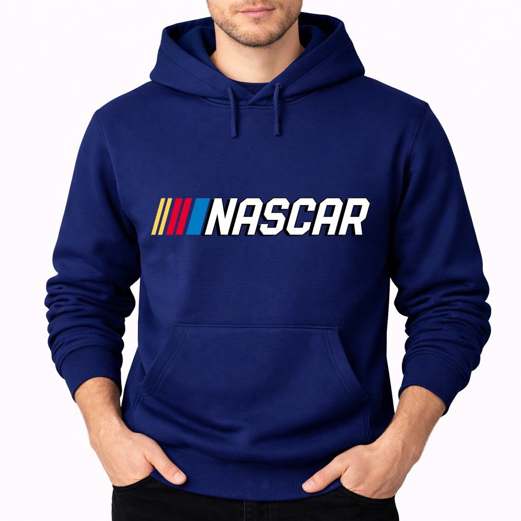 Men's nascar Pullover Hoodie - Navy