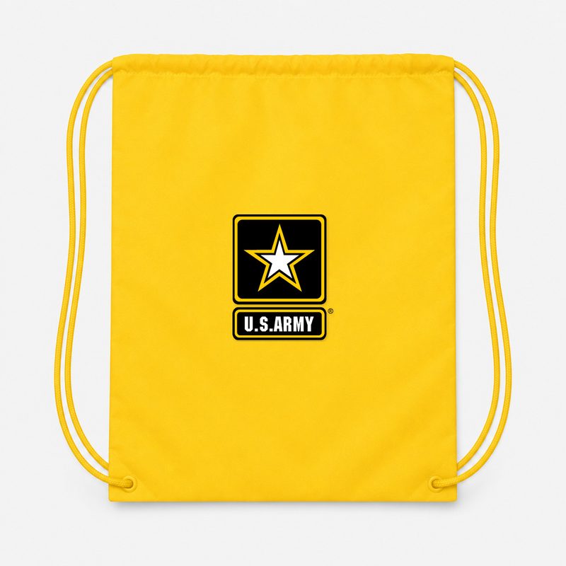U.S. Army Drawstring Bag - Yellow