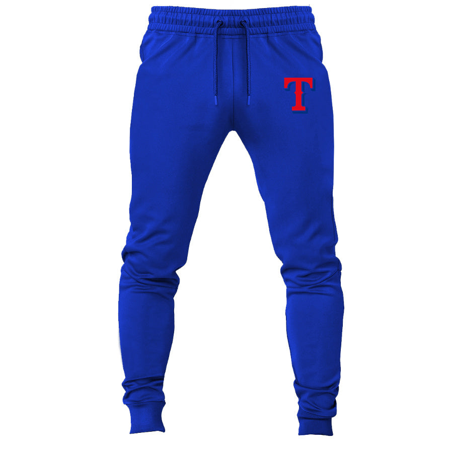 Texas Rangers joggers sweatpants - Royal Blue