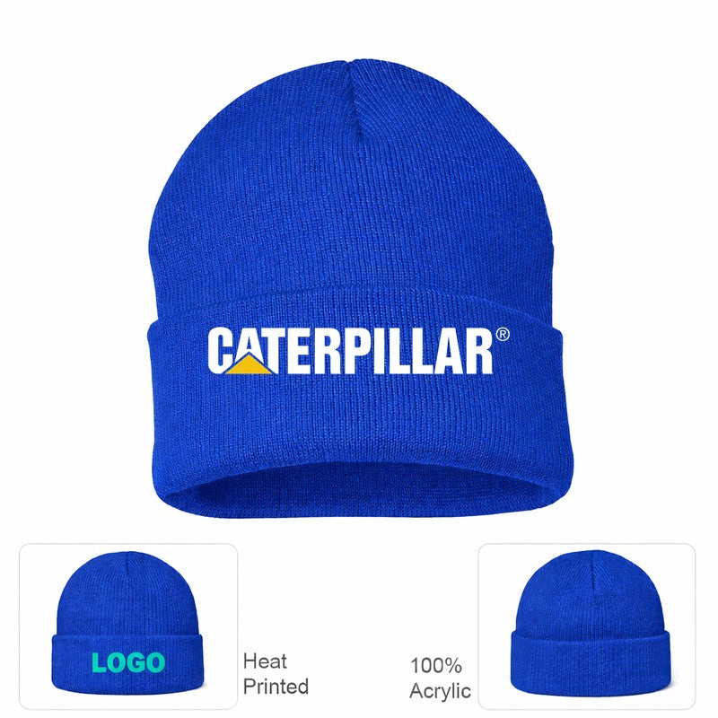 Caterpillar White Snapback Hat