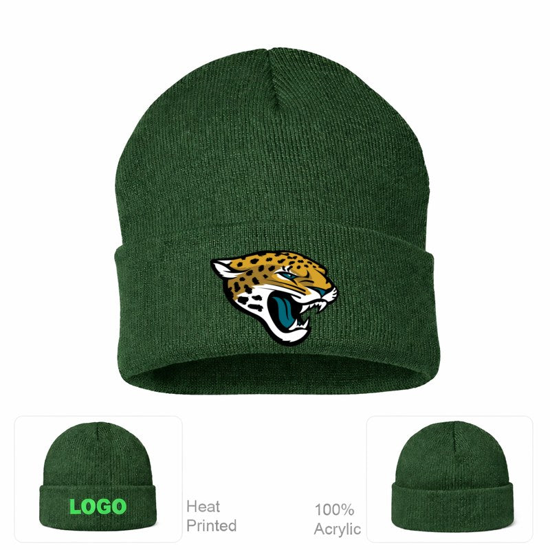 Jacksonville Jaguars Forest Green Beanie Hat