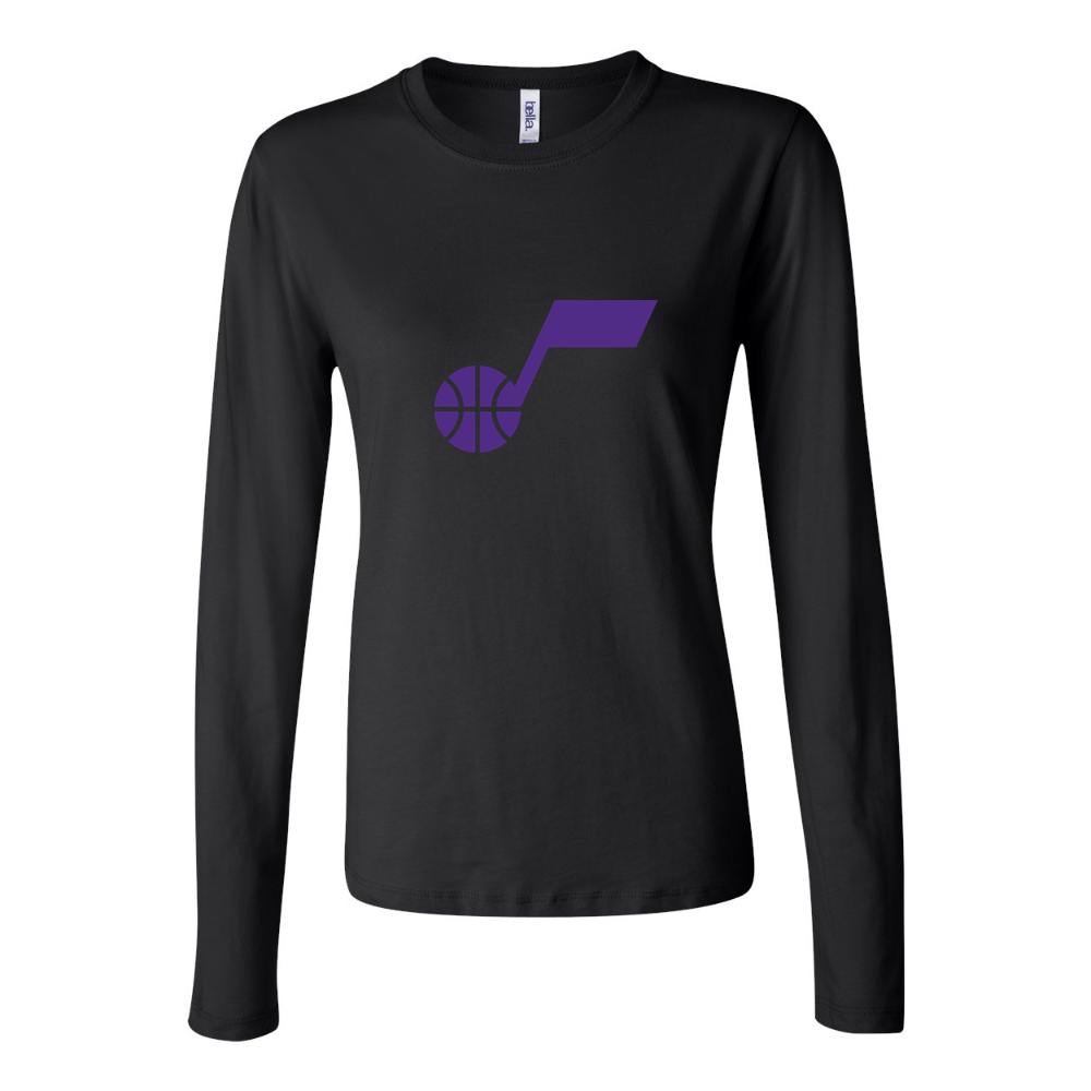 Women's Utah Jazz Long Sleeve T-Shirt - Black