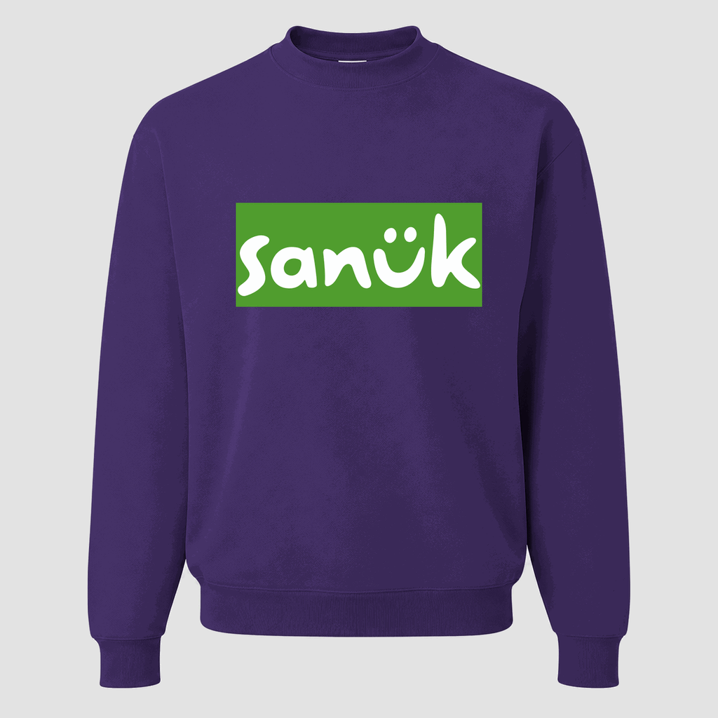 Men's Sanuk Crewneck Sweatshirt - Purple