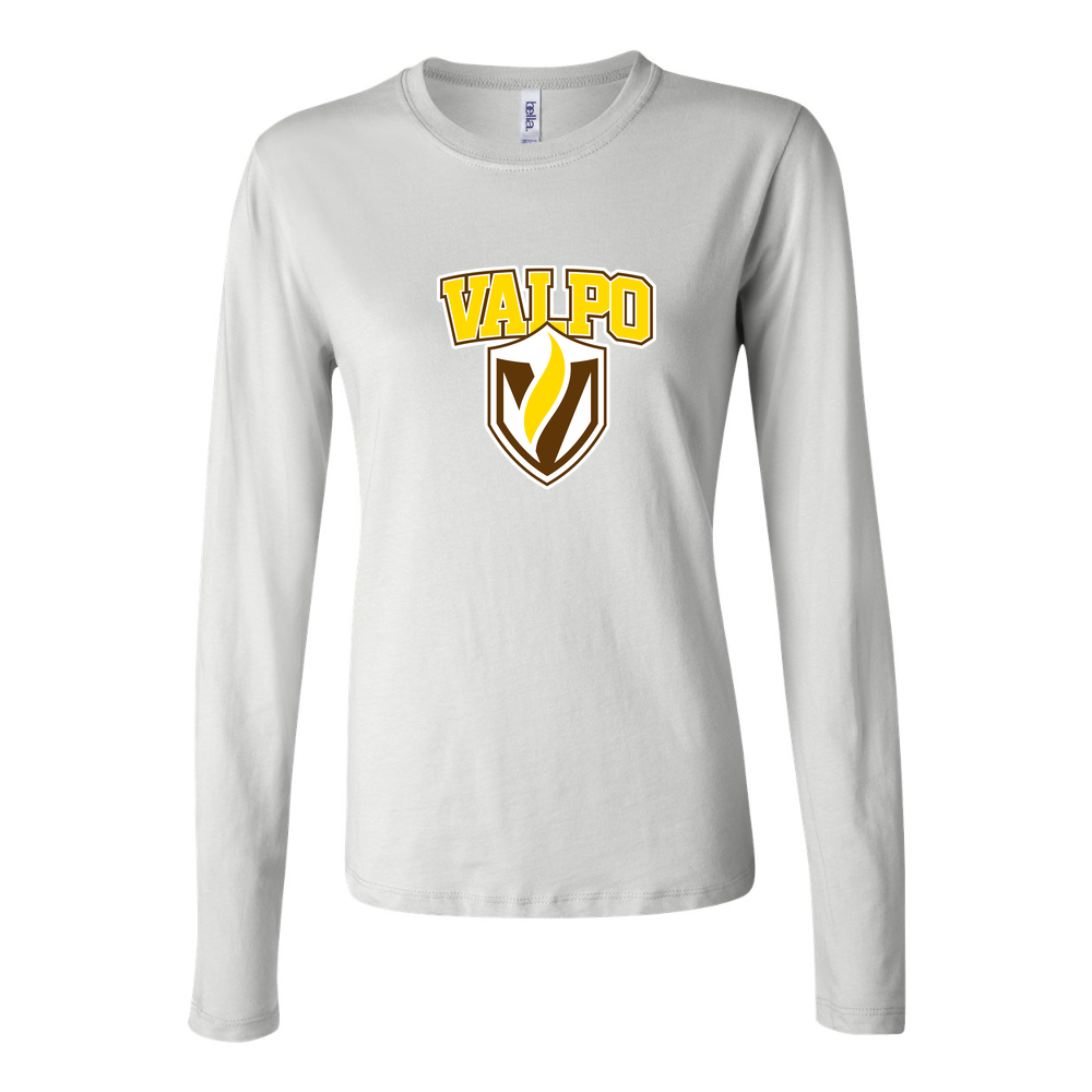 Women's Valparaiso Crusaders Long Sleeve T-Shirt - White