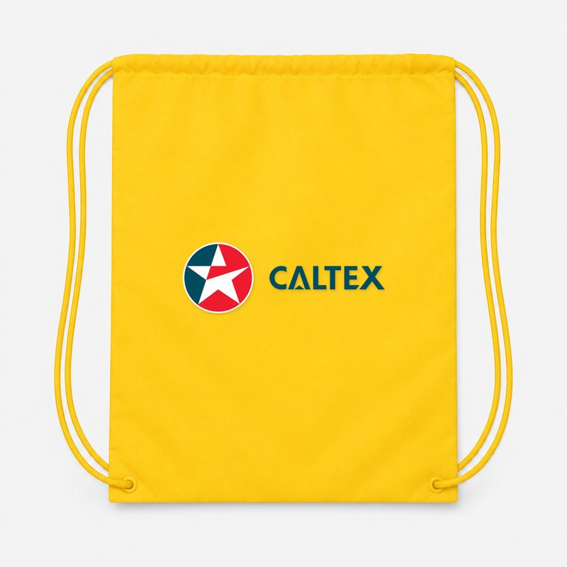 Caltex Drawstring Bag - Yellow