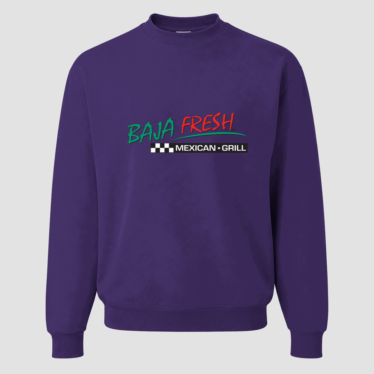 Men's Baja Fresh Crewneck Sweatshirt - Purple